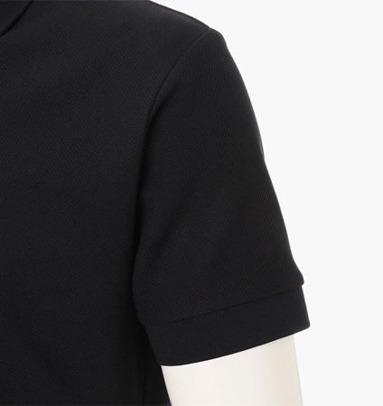 BRIEFING MEN'S MINI LOGO POLO BLACK