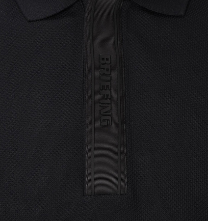 BRIEFING MEN'S MINI LOGO POLO BLACK