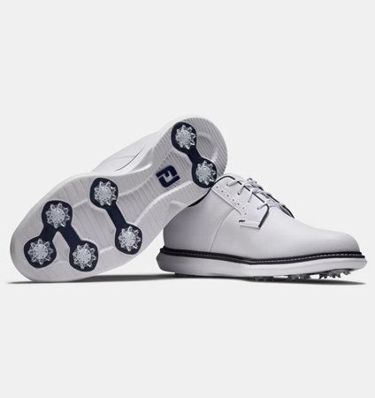 FOOTJOY ホワイト ゴルフシューズ FootJoy Traditions Blucher #57938 White