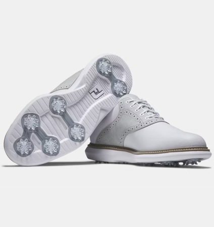 FootJoy Traditions #57957 White/Grey