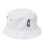 excors Cart Bag Cotton Bucket Hat White