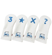 AM&E excors Original Cart Fairway Headcover  Snow/SmokyBlue