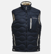 PeakPerformance  Helium Utility Down Vest Black/Sand Fog