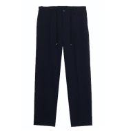 TFW49  26AW  CLEAN 1TUCK SLACKS  D.NAVY