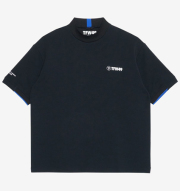 25AW  TFW49 HALF MOCKNECK BLACK