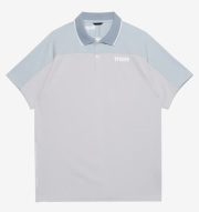 TFW49 26SS  SIDE MESH POLO GREY
