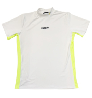 Tranvi TRCTB-021 Side Line  Cool Stretch Mock White/Yellow