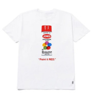 Jones Paint It Red Tee Shirt White