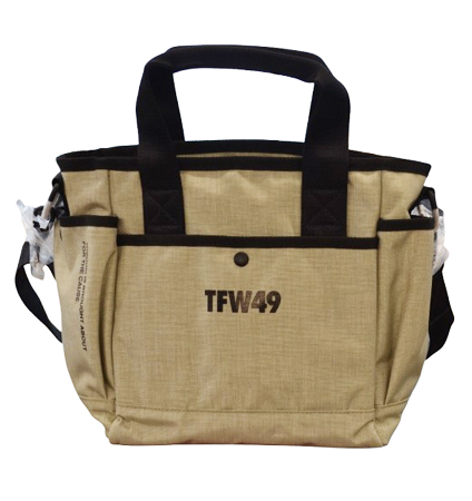 TFW49 NYLON ROUND BAG BEIGE