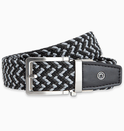 Braided Charcoal Belt ラチェット式ベルト