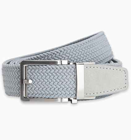 Braided Cool Grey ラチェット式ベルト