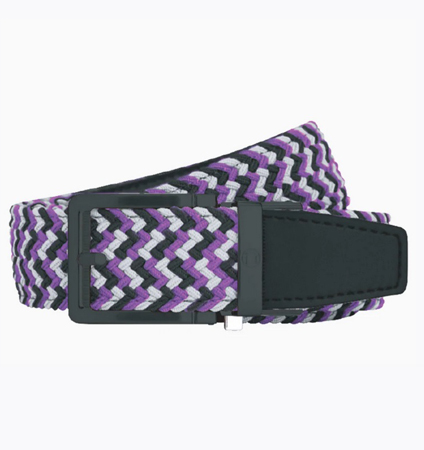 Braided Belt Purple ラチェット式ベルト