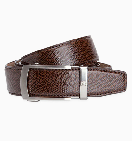 Camden Brown  Lizard Skin Belt ラチェット式ベルト