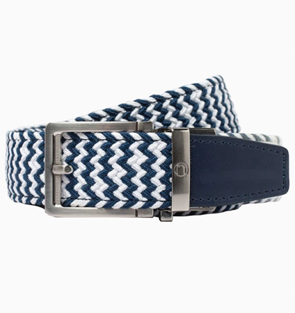 Braided Zigzag Golf   ラチェット式ベルト