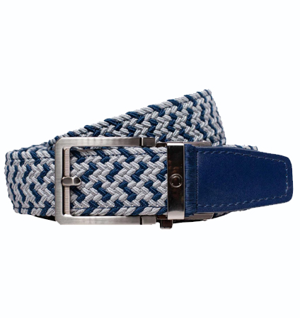 Braided Navy Cool Grey Golf  ラチェットベルト