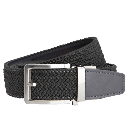 Braided Grey Golf Ratchet Belt  ラチェットベルト