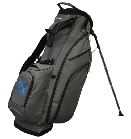 excors Ultra-Premium Synthetic Leather Stand Bag Gray/Blue (Single Strap)