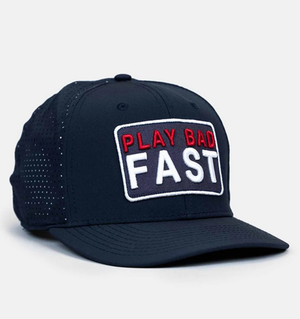 GHOST GOLF PLAY BAD FAST SNAPBACK NAVY