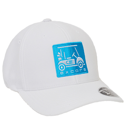 excors Cart FLEXFIT 110P Cap White/Lt.Blue
