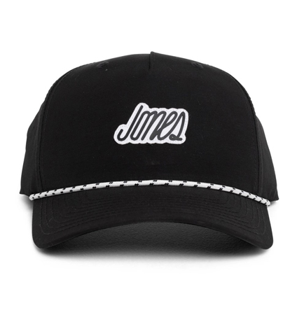 Jones First Class Rope  Hat Black