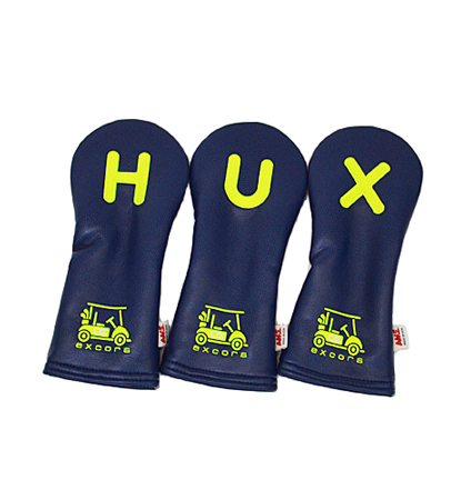 AM&E excors Original Cart Hybrid Headcover Midnight/Neon Yellow