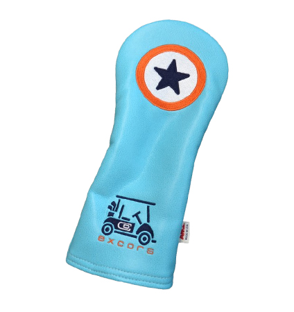 AM&E excors Original Cart Fairway Headcover Turquoise ★