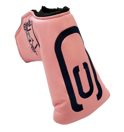 AM&E excors original Putter Cover Snap-Fit for Mid-Mallet Promessa Pink/Navy