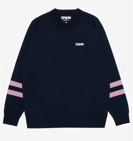 TFW49 26SS CREW NECK SPRING SWEATER NAVY