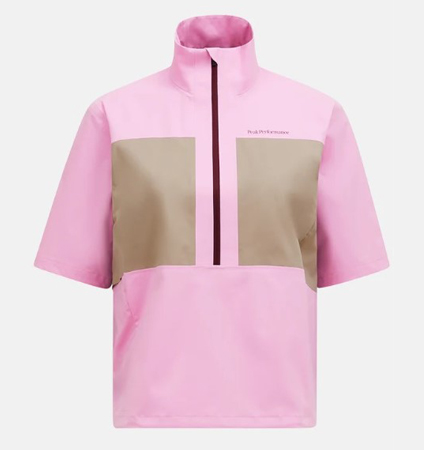 PeakPerformance Women's  3L Short Sleeve Anorak 　MORNING DEW / AVID BEIGE