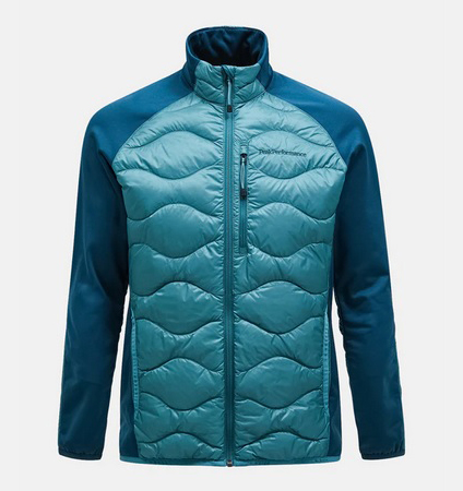 PeakPerformance Helium Down Hybrid Jacket Mens Hydro Fresh/Infinity Teel