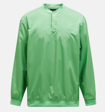 PeakPerformance  Half Button Wind Crew Peppermint