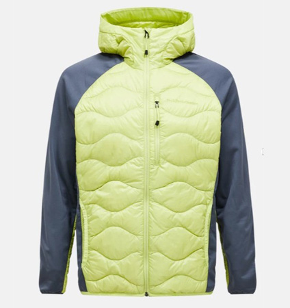 PeakPerformance  Helium Down Hybrid Hood CRYSTAL GREEN / MOUNTAIN MIST