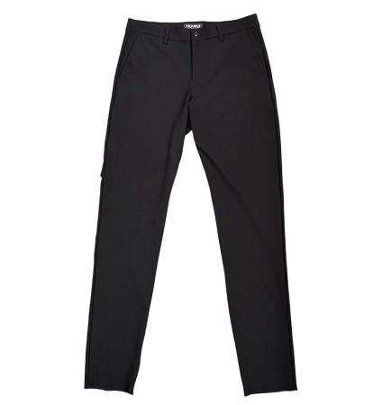 Tranvi TRPTB-045 LEOTHERMO® Pique Tricot Warm Stretch Pants Black