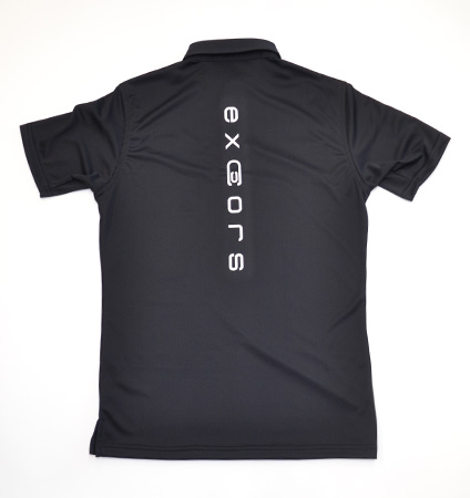 ゴールデンウイーク期間限定Sale !!! excors TREXSH-08 Semi-wide Collar Back Print Shirts Black