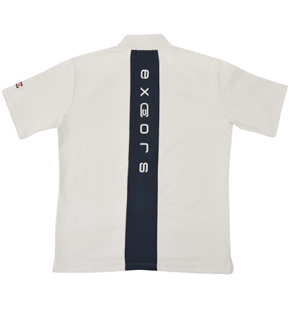 excors TRCTB-02 BS Cool Stretch Mock White/Navy