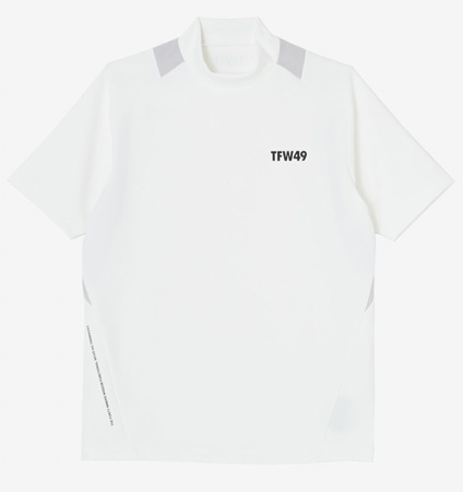 TFW49 SIDE MESH SHORT SLEEVE T WHITE