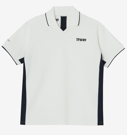 TFW49 BACK MESH SKIPPER POLO WHITE