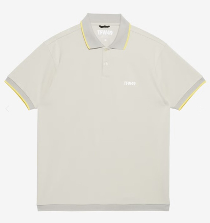 TFW49 26SS REGULAR POLO LIGHT GREY