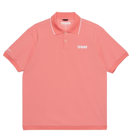 TFW49 26SS SIGNATURE SS REGULAR POLO PINK