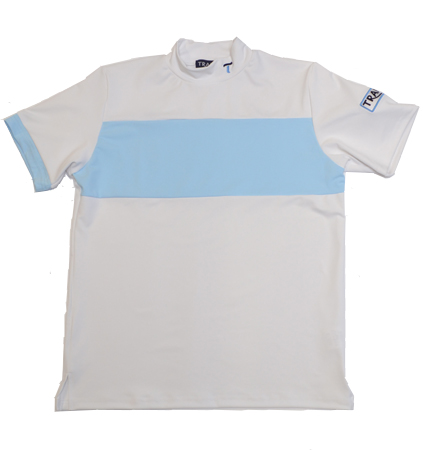 Tranvi TRCTB-020 Cool Stretch Mock White/Light Blue