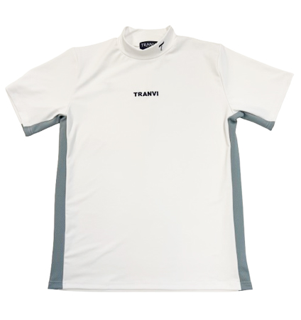 Tranvi TRCTB-021 Side Line  Cool Stretch Mock White/Gray