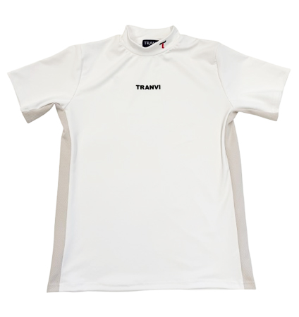 Tranvi TRCTB-021 Side Line  Cool Stretch Mock White/Beige