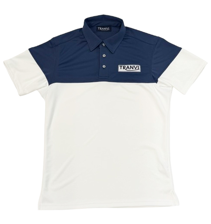 Tranvi TRSHB-068 Bi-color  Shirts Slate Navy/White