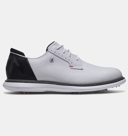 FootJoy Traditions Camo - Blucher #57979 White / Black Camo / Crimson
