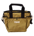 TFW49 NYLON ROUND BAG DARK BEIGE