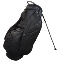 excors Ultra-Premium Synthetic Leather Stand Bag Black/Black (Single Strap)