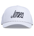 Jones Chain Rope Curved Snapback  White