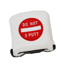 AM&E Do Not 3Putt Universal Large Mallet Putter Cover Promessa Snow