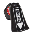 AM&E One Way x Do Not 3Putt Putter Cover Snap-Fit for Mid-Mallet Promessa Ebony(Black)