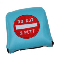AM&E Do Not 3Putt Universal Magnetic Large Mallet Putter Cover Promessa Turquoise(マグネット)